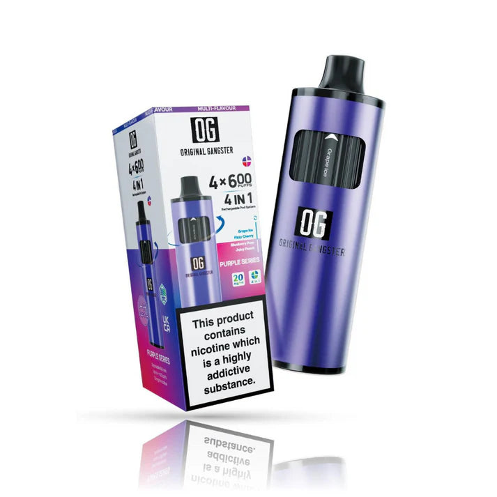 OG 2400 Puff 4-in-1 Disposable Vape Pod Kit