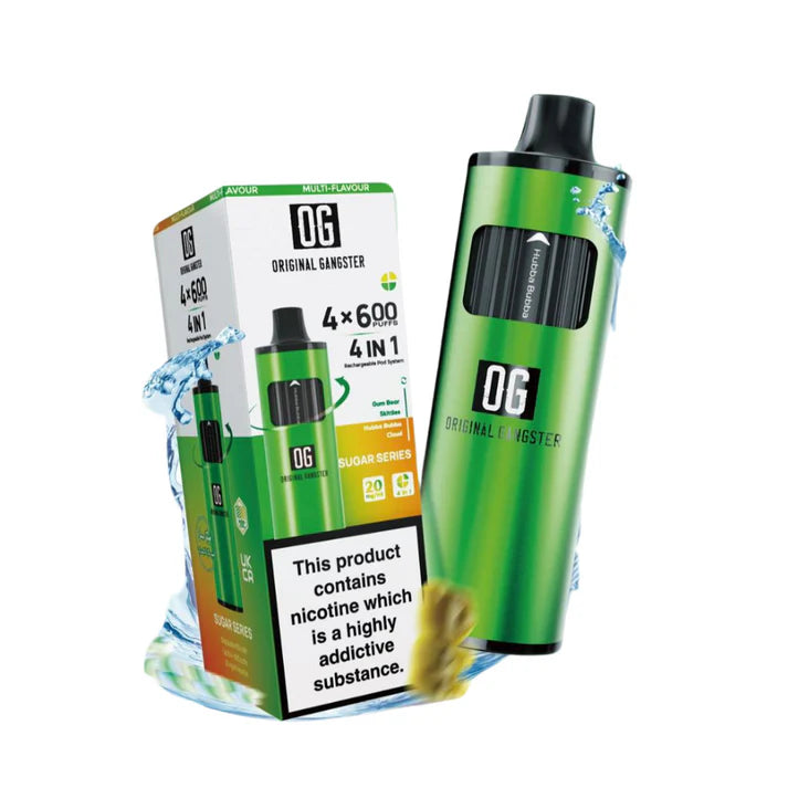OG 2400 Puff 4-in-1 Disposable Vape Pod Kit